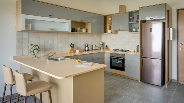 L-Shaped Modular Kitchen Designs